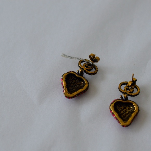 Gucci strawberry crystal earrings - Picture 9 of 9